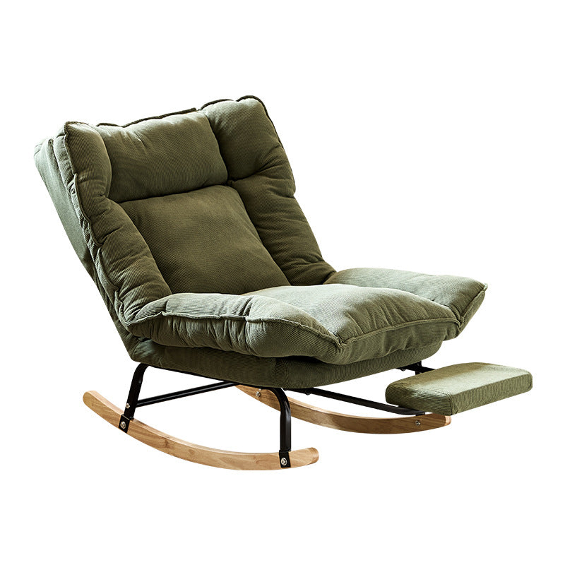 Home Single-Seater Thickened Comfortable Rocking Reclining Lazy Chair for Balcony & Relaxation