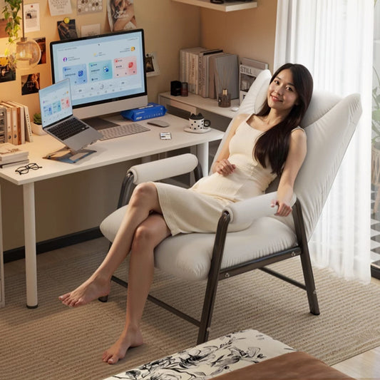 Ergonomic Multi-Functional Reclining Chair - Comfortable Long-Sitting Home Lazy Sofa, Computer Desk Office Chair, and Reclining Dormitory Study Chair