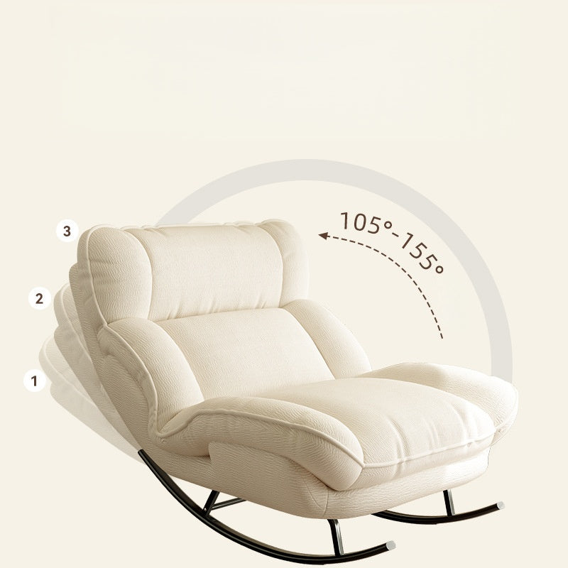New Rocking Recliner Lazy Sofa – Reclining & Sleeping Design for Balcony, Home, Living Room, and Naps