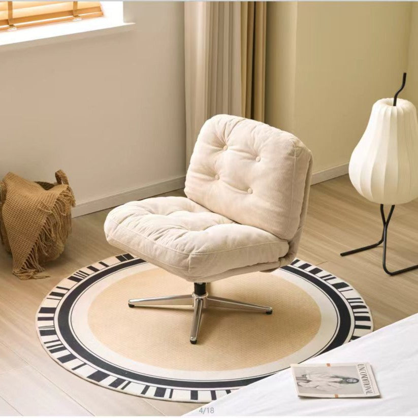 Ins Rotatable Lazy Sofa - Deweylinger Leisure Chair | Cozy Living Room & Balcony Single-Seater Designer Armchair
